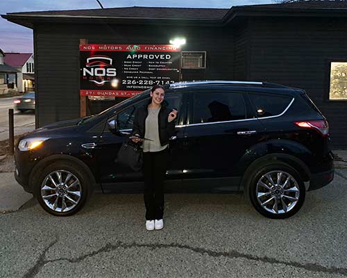 Arianna from Simcoe, ON - Approved for a car loan with NOS Motors Auto Finance
