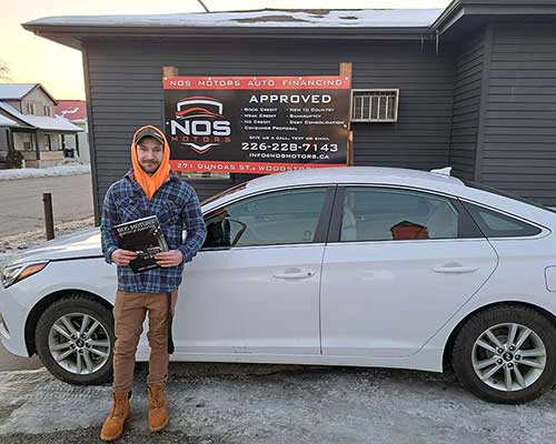 Brandon from Woodstock, ON - Approved for a car loan with NOS Motors Auto Finance