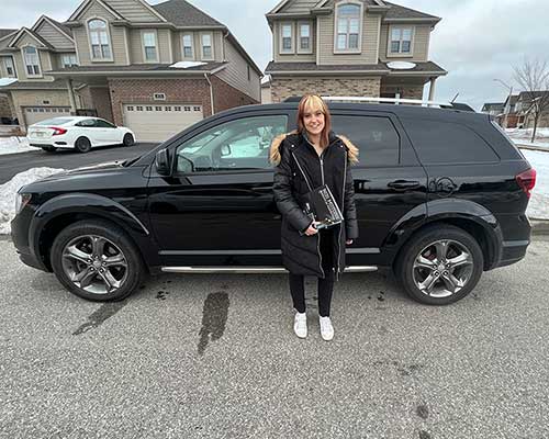 Brianna from Waterloo, ON - Approved for an SUV loan with NOS Motors Auto Finance