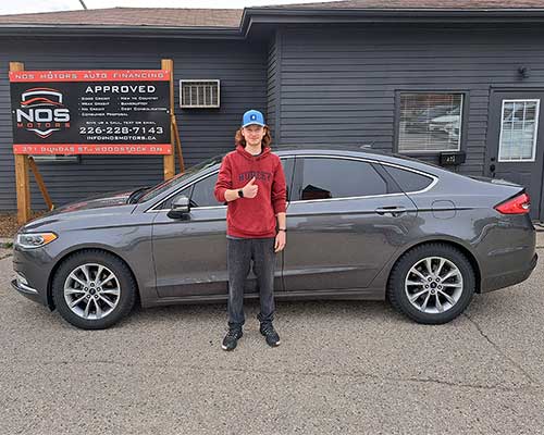 Brock from Woodstock, ON - Approved for a car loan with NOS Motors Auto Finance