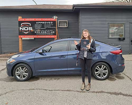 Cameryn from Woodstock, ON - Approved for a car loan with NOS Motors Auto Finance