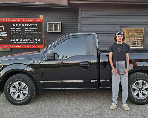 Christian from Caledon, ON - Approved for a truck loan with NOS Motors Auto Finance