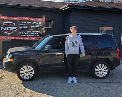 Dylan from Ingersoll, ON - Approved for a Jeep loan with NOS Motors Auto Finance
