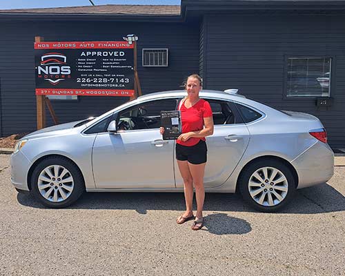 Eva from Woodstock, ON - Approved for a car loan with NOS Motors Auto Finance