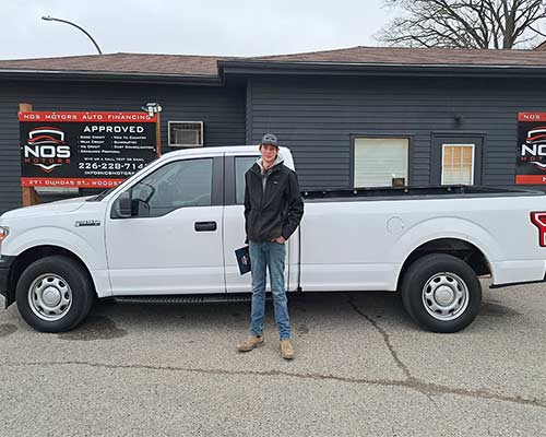 Joshua from Tillsonburg, ON - Approved for a truck loan with NOS Motors Auto Finance