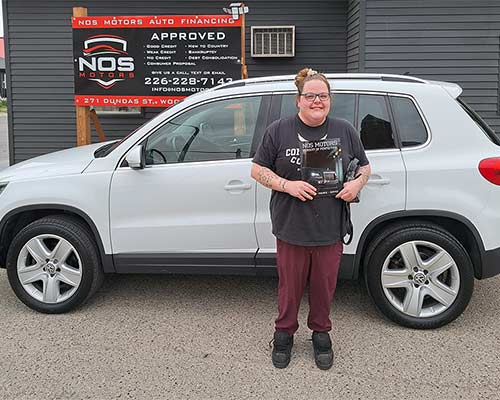 Kaitlin from Woodstock, ON - Approved for a car loan with NOS Motors Auto Finance