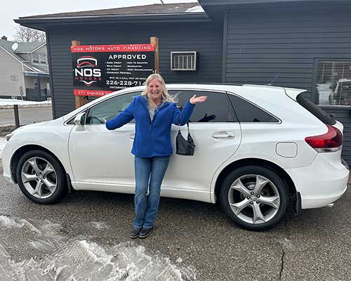 Karen from Woodstock, ON - Approved for a car loan with NOS Motors Auto Finance