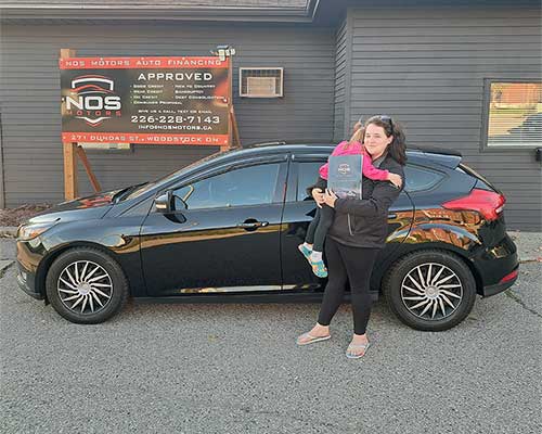 Kayla from Woodstock, ON - Approved for a car loan with NOS Motors Auto Finance