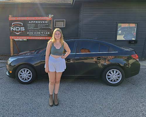 Kaylin from Brantford, ON - Approved for a car loan with NOS Motors Auto Finance