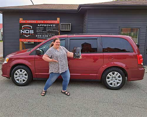 Megan from Woodstock, ON - Approved for a car loan with NOS Motors Auto Finance