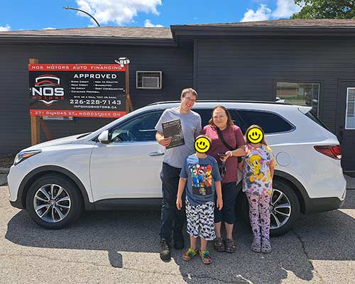 The Miller Hill Family from London, ON - Approved for an SUV loan with NOS Motors Auto Finance