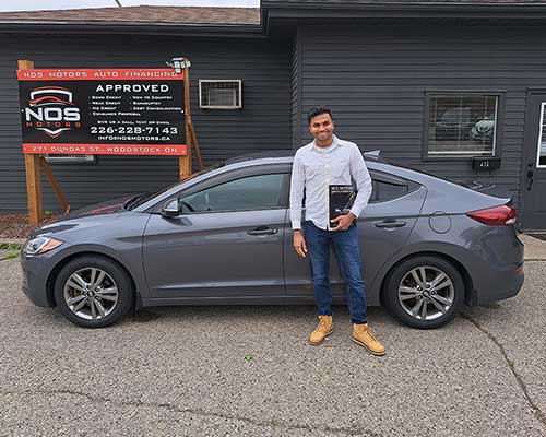 Paurav from Cambridge, ON - Approved for a car loan with NOS Motors Auto Finance