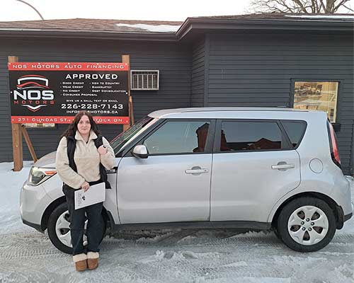 Ryleigh from Stratford, ON - Approved for a car loan with NOS Motors Auto Finance