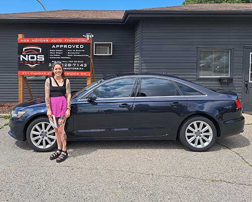 Samantha from Tecumseh, ON - Approved for a car loan with NOS Motors Auto Finance