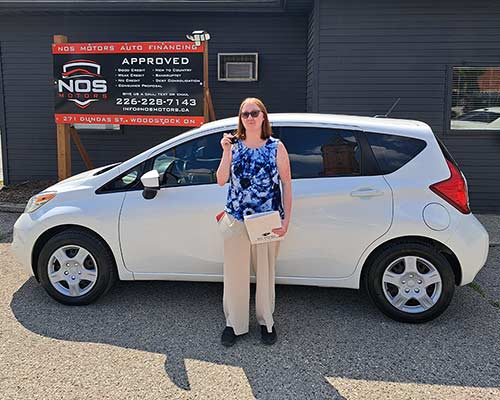 Tiaza from Woodstock, ON - Approved for a car loan with NOS Motors Auto Finance