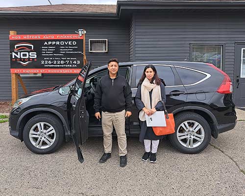 Zahid & Naseem from Woodstock, ON - Approved for an SUV loan with NOS Motors Auto Finance